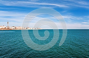 Beautiful view from beach to ocean