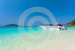 Beautiful view with blue sky and cloud