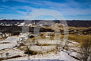 Beautiful Winter View of Bluegrass Valley photo