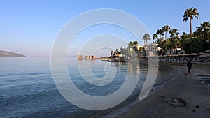 Beautiful view of Bodrum sea in Turkiye