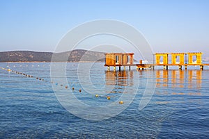 Beautiful view of Bodrum sea in Turkiye