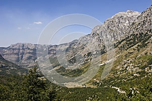 Boge valley in Albania