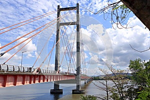 Beautiful view of the Bridge Puente de la amistad Taiwan in Costa Rica photo