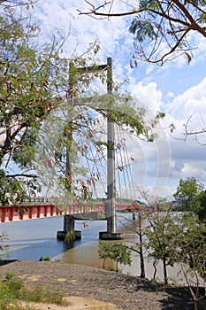 Beautiful view of the Bridge Puente de la amistad Taiwan in Costa Rica photo