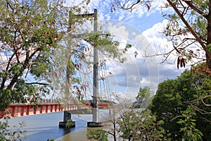 Beautiful view of the Bridge Puente de la amistad Taiwan in Costa Rica photo