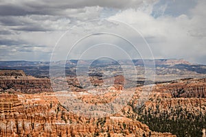 A beautiful view at Bryce Canyons