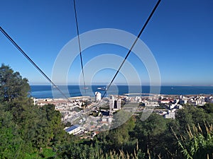Beautiful view from the cable car on Ruisseau in Algiers _Algeria_ photo
