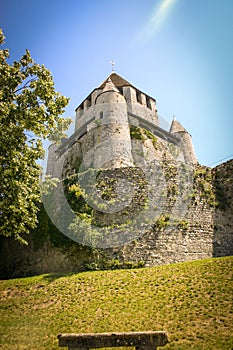 Beautiful view Caesars Tour in the city of Provins, France