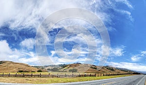 A Beautiful View of the California Coastline along State Road 1 -USA