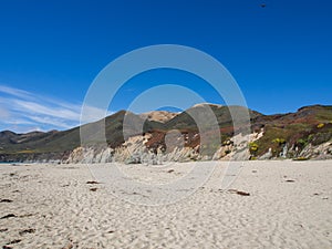 A beautiful view of California's coastline along Highway 1, Big Sur