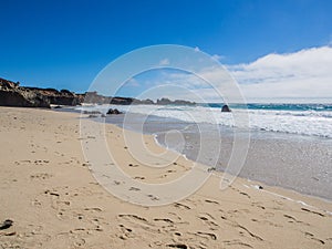 A beautiful view of California's coastline along Highway 1, Big Sur