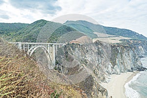 A beautiful View in  CalifÃÂ³rnia coast - Big Sur, Condado de Monterey, CalifÃÂ³rnia photo