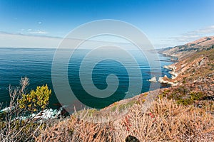 A beautiful View in  CalifÃÂ³rnia coast - Big Sur, Condado de Monterey, CalifÃÂ³rnia photo