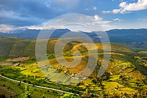 Beautiful view of Campo Imperatore plateau