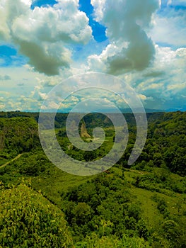 Beautiful View Canyon and cloud in the sky
