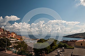 Beautiful view of Castelsardo town in Sardinia, Italy