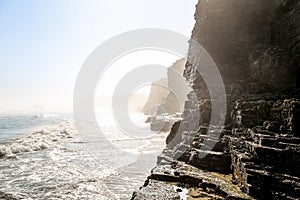 Beautiful View Cathedrals Beach in Galician shore