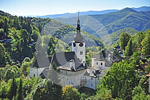 Beautiful view of the church in Spania dolina