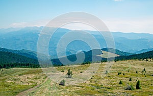 beautiful view from Cindrel mountains