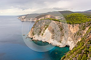 Beautiful view of Cliffs of Keri on Zakynthos