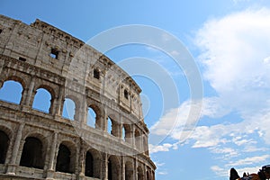 Beautiful view of colosseum in rome italy