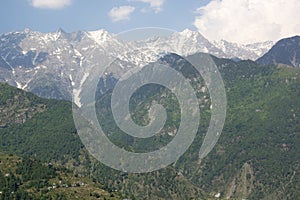 A beautiful view of the Dhauladhar Mountain Range