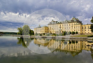 Beautiful view in Drottningholm palace in Sweden