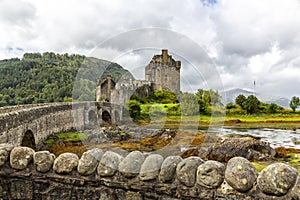 Beautiful view of Eilean Donan Castle