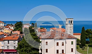 Beautiful view of the Euphrasian Basilica in Porec, Croatia