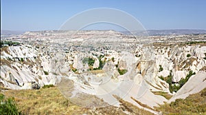 Beautiful view of the fairy chimneys of Goreme