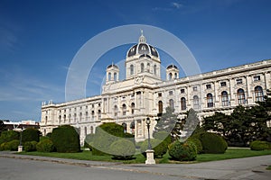 Beautiful view of famous Naturhistorisches Museum Natural Histo