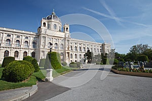 Beautiful view of famous Naturhistorisches Museum Natural Histo