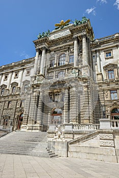 Beautiful view of famous Naturhistorisches Museum (Natural History Museum) Vienna