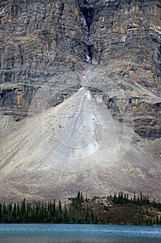 Beautiful view found along the Icefield Parkway (Promenades des Glaciers)  Alberta  Canada.