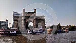 Beautiful view of gateway of india.mumbai.