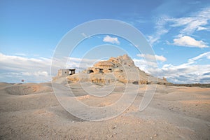 Beautiful view of the Gebel al-Mawta in Siwa Oasis