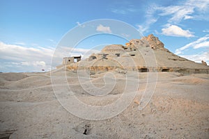 Beautiful view of the Gebel al-Mawta in Siwa Oasis