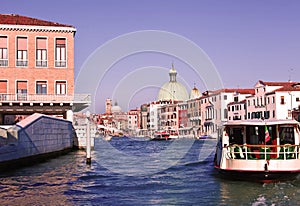 Beautiful view on Grand Canal, Venice