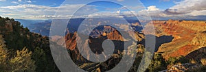 Beautiful view of Grand Canyon from South Rim, Arizona, US