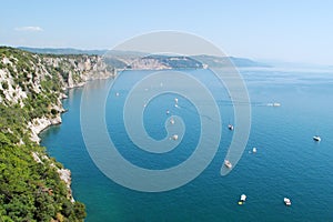 Beautiful view on gulf of Trieste photo