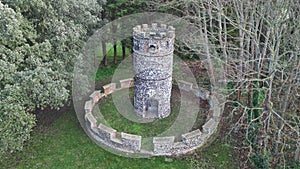 Beautiful view of the Hackemdown Tower at daytime in Broadstairs, England