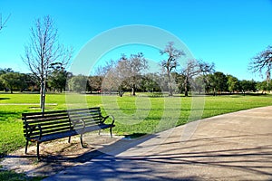 Beautiful view of Hermann Park in Houston