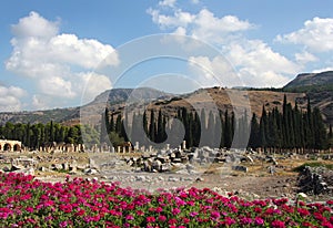 Beautiful view of Hierapolis photo