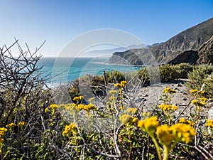 Beautiful view on Highway 1, Big Sur, CA