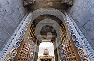 Beautiful view of Hindu Kapaleeshwarar Temple,chennai, Tamil Nadu, South India photo