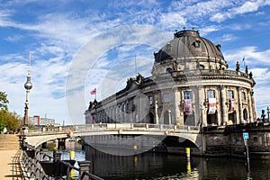Beautiful view of the historic Bode Museum in Berlin, Germany