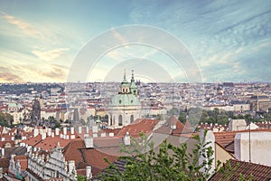 Beautiful view of Hradcany, Prague\'s historic district