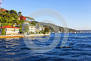 Beautiful view of Istanbul and the Golden Horn during a cruise on the Bosphorus