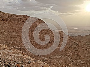 Beautiful View of Jabal Hafeet mountain in Al Ain,Abu Dhabi, UAE.