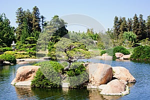 Beautiful view of Japanese Garden